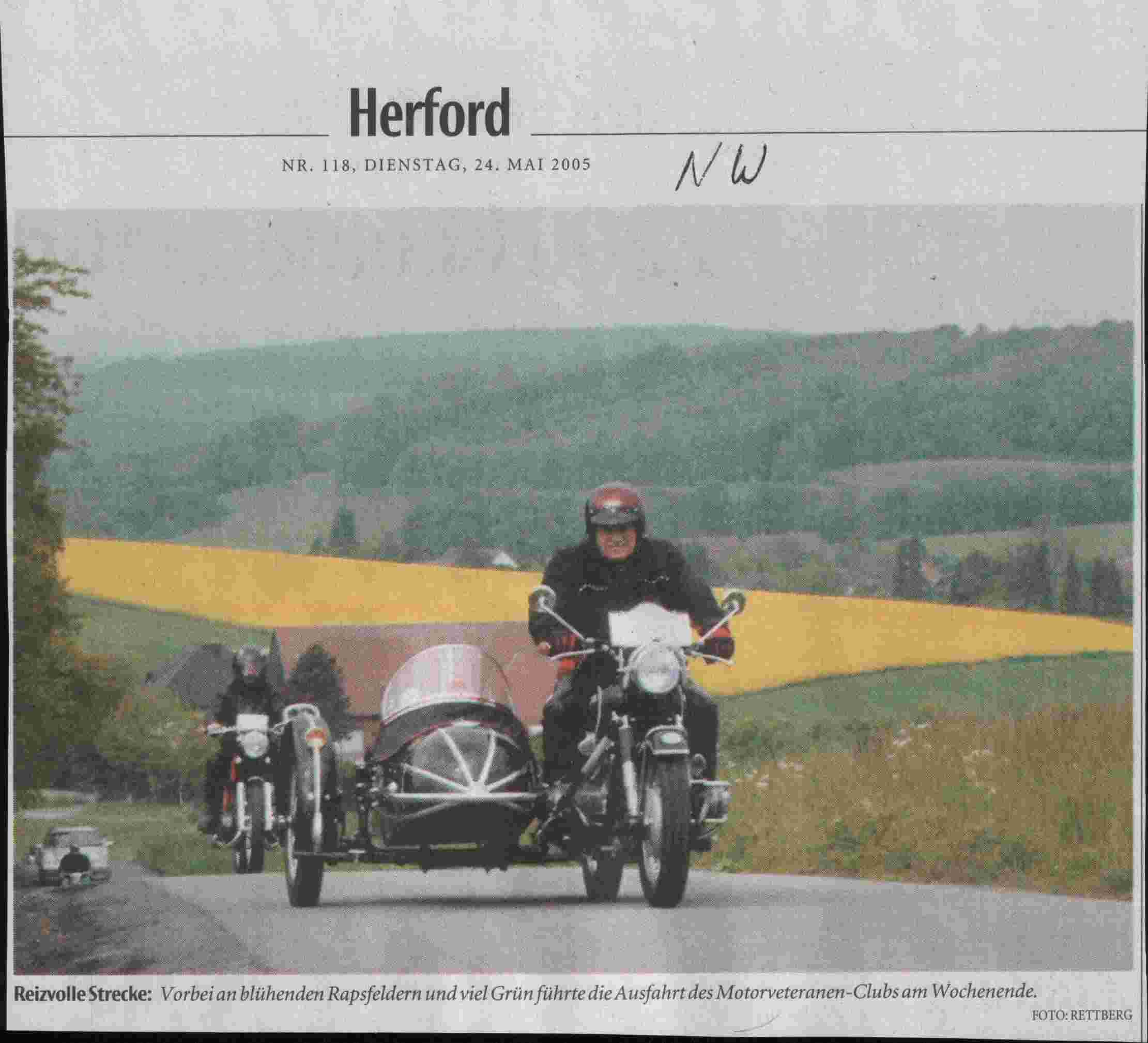 Ausfahrt rund um Herford