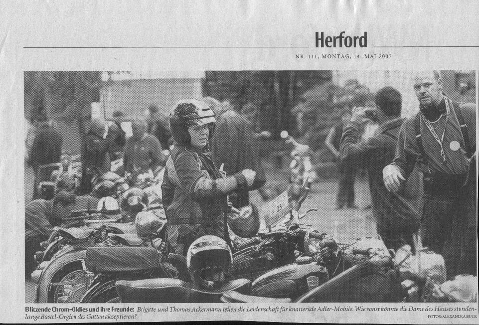 Motorveteranen auf großer Fahrt